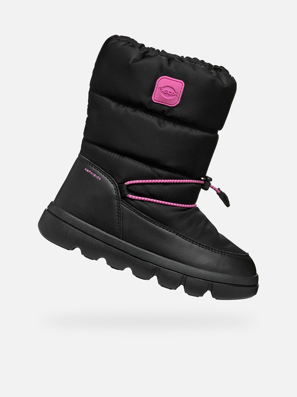 Geox Negru fată pantofi de iarnă Geox Willaboo B A