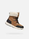 Geox Botine maro deschis pentru fete Geox Flexyper AB