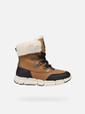 Geox Botine maro deschis pentru fete Geox Flexyper AB