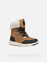 Geox Botine maro deschis pentru fete Geox Flexyper AB