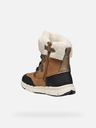 Geox Botine maro deschis pentru fete Geox Flexyper AB