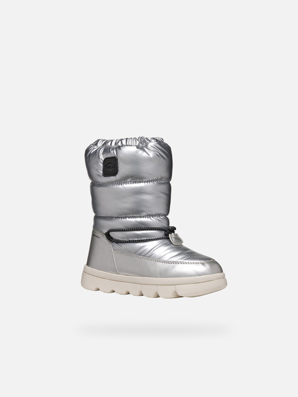 Geox Argintiu fată pantofi de iarnă Geox Willabooa