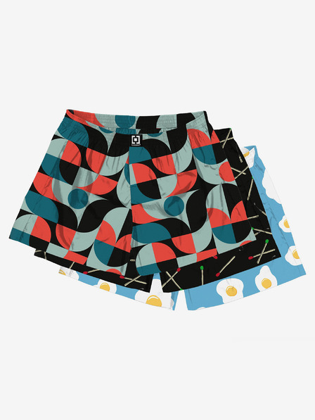 Horsefeathers Pantaloni scurți Horsefeathers Manny 3pack - gri
