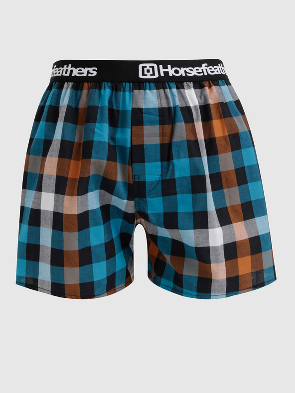 Horsefeathers Pantaloni scurți Horsefeathers Clay în carouri albastre