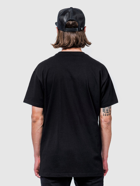 Horsefeathers Tricou negru Horsefeathers Base pentru bărbați