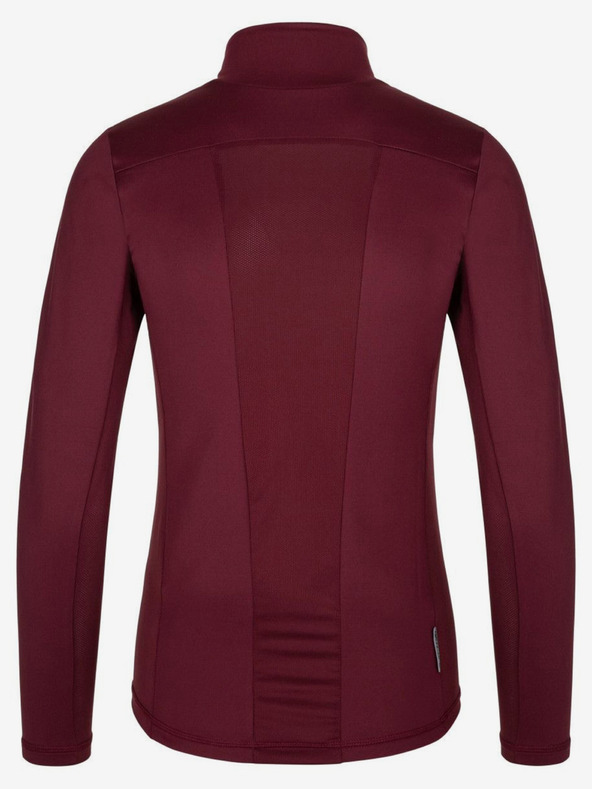 Kilpi Tricou termic de damă burgundy cu guler ridicat KILPI WILLIE