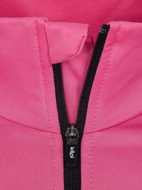 Kilpi Tricou termic de damă burgundy cu guler ridicat KILPI WILLIE