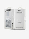 DKNY Liquid Glitter Arch Logo Back Cover pentru iPhone 14 Pro Transparent DKNY