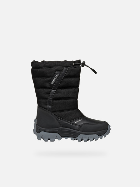 Geox Pantofi de iarnă negri pentru băieți Geox Himalaya ABX