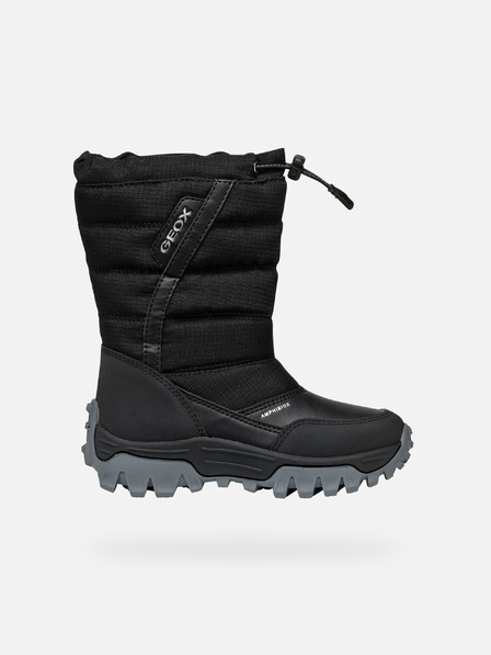 Geox Pantofi de iarnă negri pentru băieți Geox Himalaya ABX