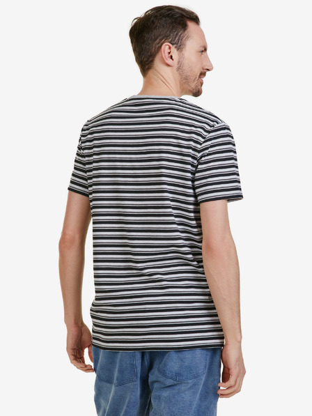 Sam 73 Tricou bărbătesc cu dungi gri SAM 73 Martin