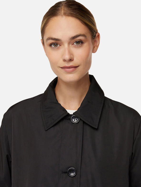 Geox Geacă parka neagră pentru femei Geox Diamond