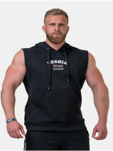 Nebbia Tricou cu glugă Golden Era 197 Negru Nebbia