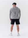 Nebbia Tricou cu glugă cu mânecă lungă 330 Gri deschis