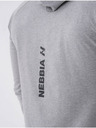 Nebbia Tricou cu glugă cu mânecă lungă 330 Gri deschis