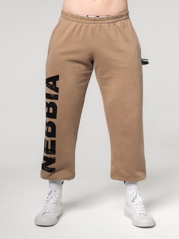 Nebbia Pantaloni de trening largi cu buzunare GYM BRO 365