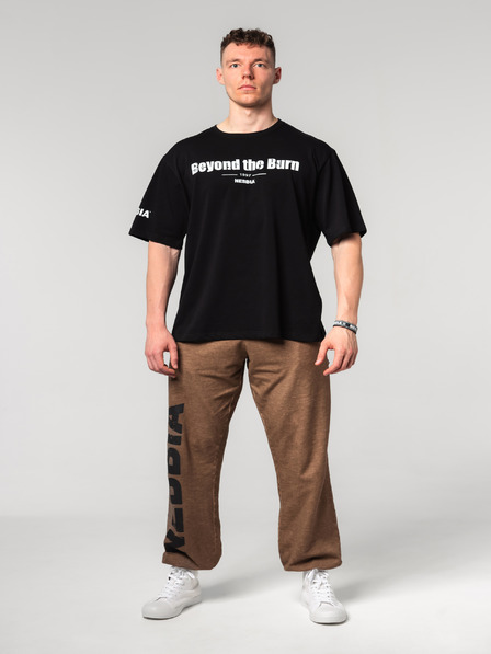 Nebbia Pantaloni de trening largi cu buzunare spălăcite GYM BRO 373