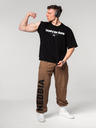 Nebbia Pantaloni de trening largi cu buzunare spălăcite GYM BRO 373