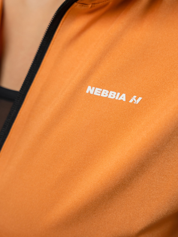 Nebbia SLEEK 481 Tricou cu fermoar portocaliu