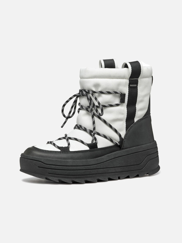 Geox Botine albe pentru femei Geox Milleiny ABX