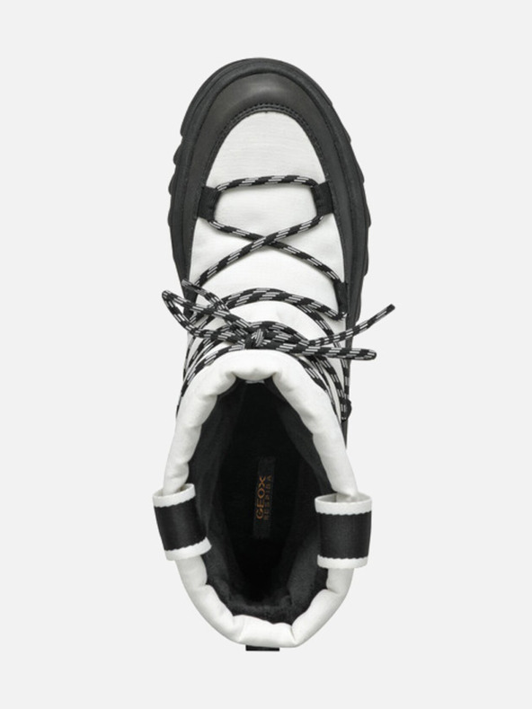 Geox Botine albe pentru femei Geox Milleiny ABX