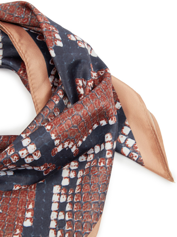 Orsay Eșarfă maro cu model pentru femei ORSAY