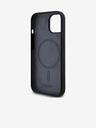 DKNY Liquid Silicone Arch Logo MagSafe Back Cover pentru iPhone 14 negru DKNY