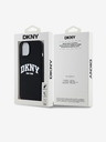 DKNY Liquid Silicone Arch Logo MagSafe Back Cover pentru iPhone 15 negru DKNY