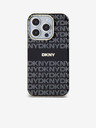DKNY PC/TPU Repeat Pattern Tonal Stripe Magsafe Back Cover pentru iPhone 15 Pro Negru DKNY