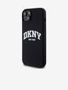 DKNY Liquid Silicone Arch Logo MagSafe Back Cover pentru iPhone 15 Plus negru DKNY