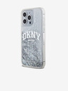 DKNY Liquid Glitter Arch Logo Back Cover pentru iPhone 15 Pro Max Transparent DKNY