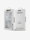 DKNY Liquid Glitter Arch Logo Back Cover pentru iPhone 15 Pro Max Transparent DKNY