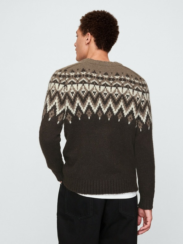 GAP Pulover cu amestec de lână Fair Isle GAP