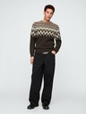 GAP Pulover cu amestec de lână Fair Isle GAP