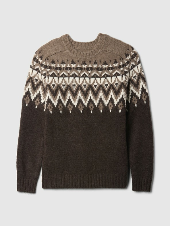 GAP Pulover cu amestec de lână Fair Isle GAP