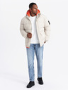 Ombre Clothing Jachetă sport călduroasă pentru bărbați Ombre Clothing cu glugă dublă