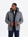 Ombre Clothing Jachetă cu glugă pentru bărbați Ombre Clothing