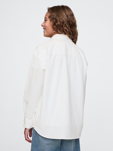 GAP Cămașă oversize Oxford pentru copii GAP