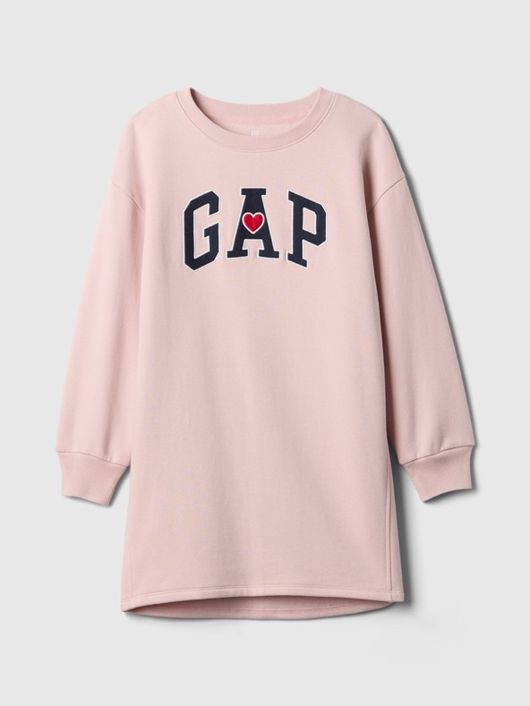 GAP Rochie hanorac oversize pentru copii cu logo GAP