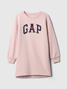 GAP Rochie hanorac oversize pentru copii cu logo GAP