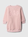 GAP Baby rochiță din sherpa cu logo GAP