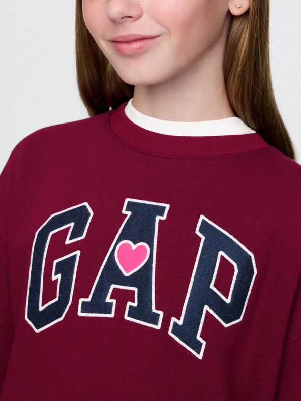 GAP Rochie tip hanorac cu logo pentru copii GAP