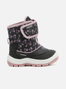 Geox Botine negre pentru fete Geox Flanfil ABX
