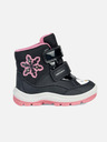 Geox Botine negre pentru fete Geox Flanfil ABX