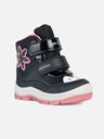 Geox Botine negre pentru fete Geox Flanfil ABX