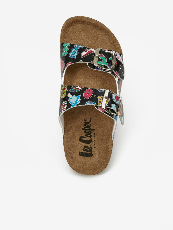 Lee Cooper Papuci negri cu model pentru fete Lee Cooper