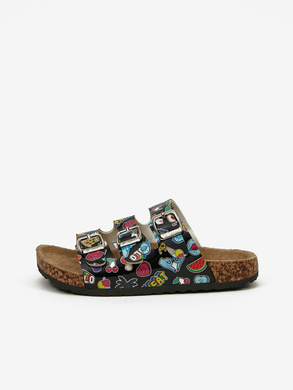 Lee Cooper Papuci negri cu model pentru fete Lee Cooper