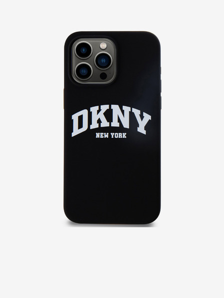 DKNY Liquid Silicone Arch Logo MagSafe Back Cover pentru iPhone 12/12 Pro negru DKNY