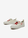Lee Cooper Adidași pentru copii roșii și crem Lee Cooper