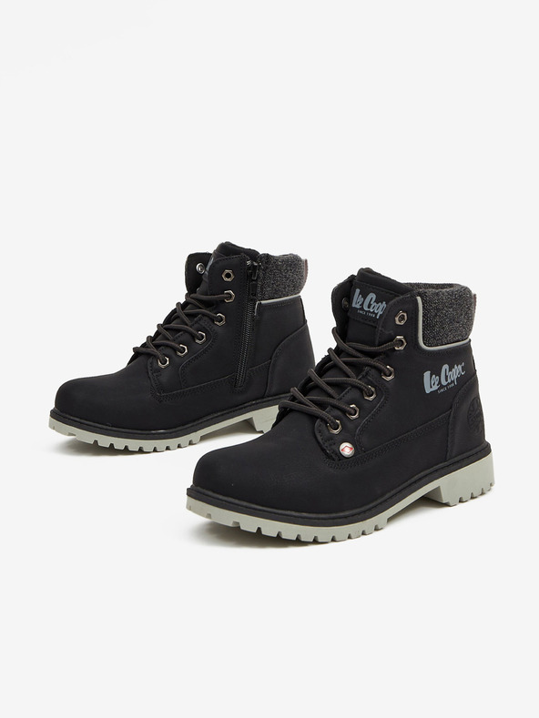 Lee Cooper Botine negre Lee Cooper pentru fete